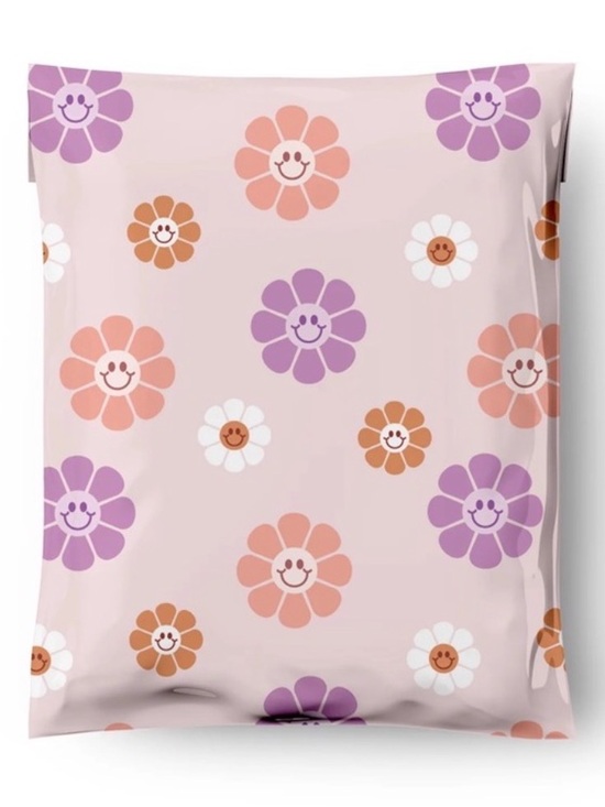 Other - Groovy Flowers Poly Mailers 10x13 Pack of 25